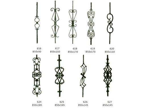 洛陽鐵藝-樓梯花件